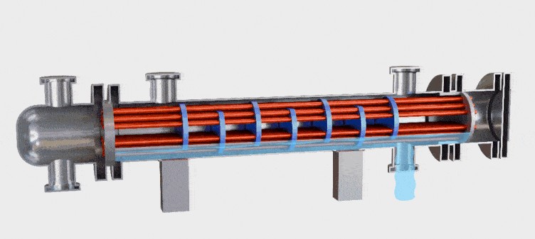 Shell and tube heat exchanger