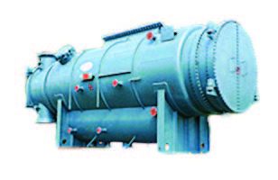 Surface condenser for vacuum system