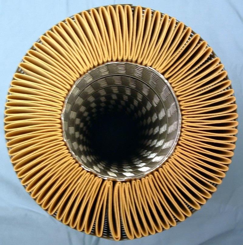 Hilco — uniform controlled-radius pleating