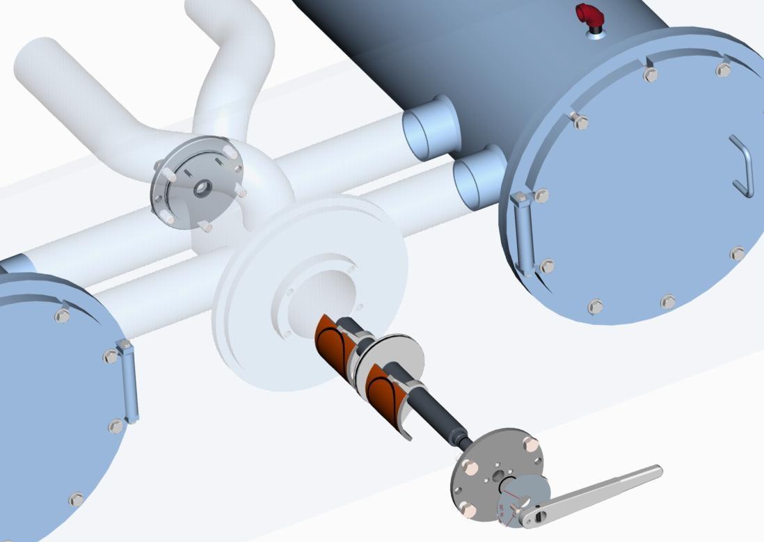 Hilco transfer valve — internal plug removed for service